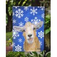 thumbnail image 3 of Carolines Treasures RDR3023GF Hiver Flocons de Neige Chèvre Hiver Drapeau Jardin Taille, 3 of 3