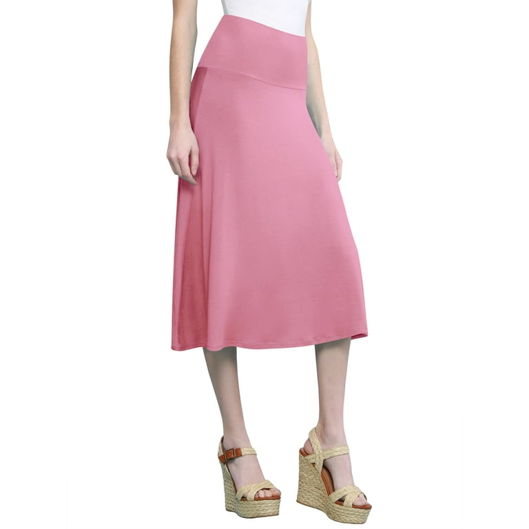 Pink midi 2025 skirt xl