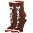 thumbnail image 2 of Women's Novelty Tootsie Roll Candy Crew Socks, Crazy Funny Dress Socks Gift, Tootsie Roll, 2 of 4