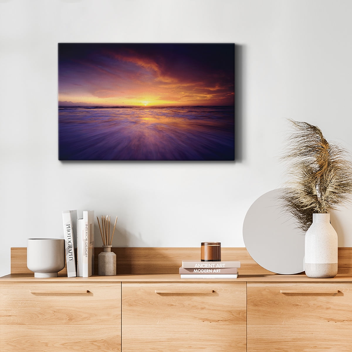 Wexford Home Regal Ocean Premium Gallery Wrapped Canvas, 8" x 12" - Ready to Hang