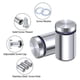 thumbnail image 4 of 50 Pack Sign Standoff Screws, Stainless Steel Standoff Screws Kit, Mounting Glass Hardware (1/2x 3/4 Inch), 4 of 5