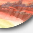 thumbnail image 2 of Designart 'Red Rock III' Traditional Metal Circle Wall Art, 2 of 3