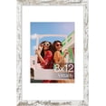thumbnail image 1 of Vittanly 8x12 Picture Frame, Premium Material with Shatter Resistant Plexiglass, Display Pictures 6x8 with Mat or 8x12 without Mat, Photo Frame for Wall or Table Top Display, Distressed White, 1 Pack, 1 of 6