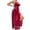 C-Red366, variant on DHFJKG Nightgowns For Women Fashion Mesh Sheer Maxi Nightdress Pajamas Side Split Deep V Neck Camisole Sleepdress Comfortable Home Clothes