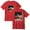 Red, variant on Oscar Maydon Rico o Muerto Tour Cotton T-shirt Women Men Short Sleeve Crewneck Casual Streetwear Tee