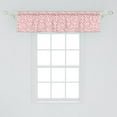 thumbnail image 2 of Ambesonne Pink and White Valance Pack of 2, Country Girls, 54"X12", Multicolor, 2 of 2