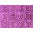 thumbnail image 1 of Ahgly Company Indoor Rectangle Abstract Purple Modern Area Rugs, 4' x 6', 1 of 4