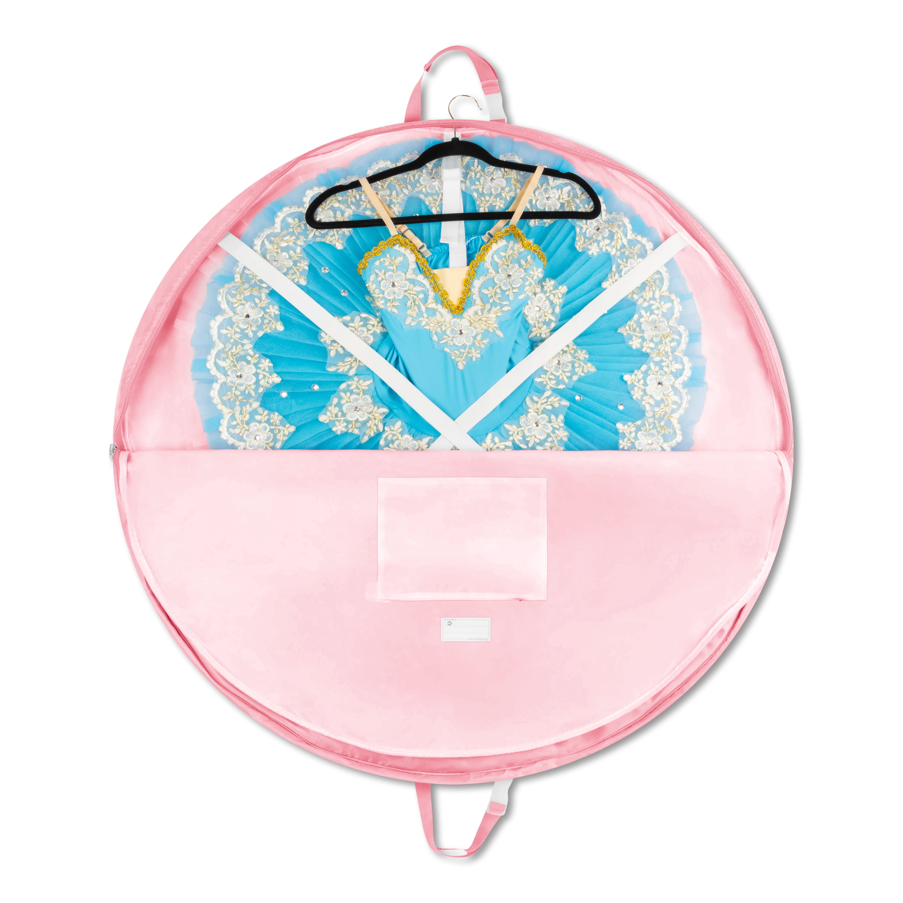 Pancake Tutu Garment Bag, CottonCandy Pink