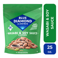 thumbnail image 5 of Blue Diamond Almonds, BOLD Flavored Wasabi & Soy Sauce Snack Nuts Perfect for Lunch, On-the-go, Healthy Options, 25oz Bag, 5 of 7