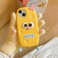 thumbnail image 2 of Case for iPhone 15 Pro Max,Kawaii Phone Cases 3D Silicone Cartoon Retro Phone Mirror Fun Cute Case Soft Rubber Shockproof Protective Case Women Girls for iPhone 15 Pro Max, 2 of 7