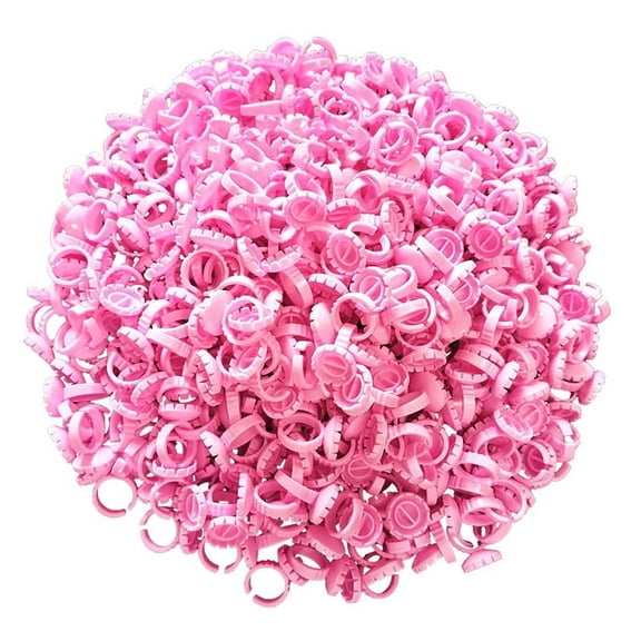 Glue Rings for Eyelash Extension,400PCS Lash Ring Glue,Lash Holder Blooming