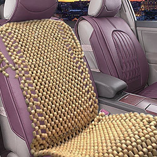 Unique Imports Natural Wood Bead Seat Cover Cushion Reduces Fatigue Car Truck Chair Walmart Com Walmart Com
