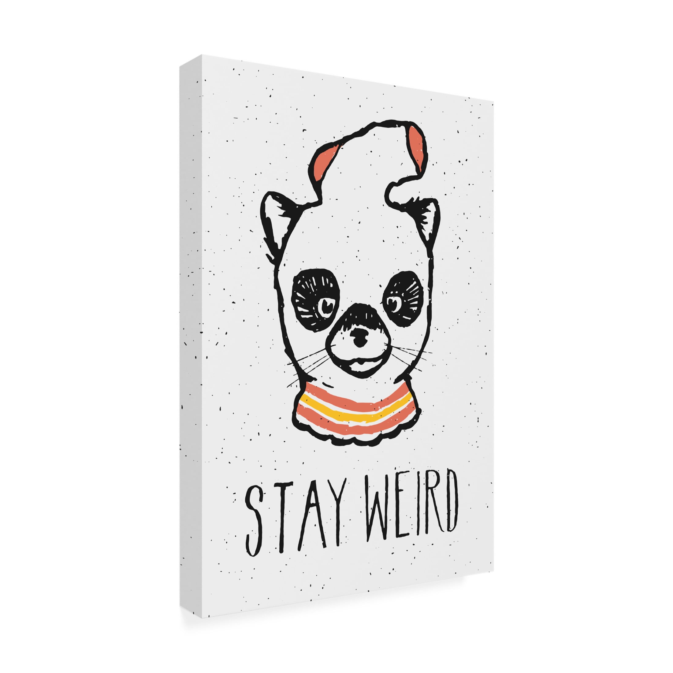 Trademark Fine Art Florent Bodart Stay Weird Canvas Wall Art