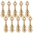 thumbnail image 1 of Miangastore 10pcs Zinc Alloy Railing Post Cap Multi-Functional Furniture Hardware Accessories for Wine Cabinet Cart Glass Fence Decorative Spindle Connectors, 1 of 9