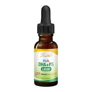 Lovita Kids DHA + PS Liquid: DHA, Phosphatidylserine, Vitamin A & Vitamin E, for Infants and Kids, Natural Orange Flavor, 1 Fluid Ounce (2 Month Supply)