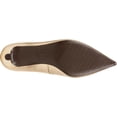 thumbnail image 5 of Naturalizer Women's Natalia Kitten Heel Pointed Toe Pump Dark Gold Leather 12M, 5 of 5