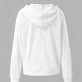 thumbnail image 3 of JJHGVB Long Blouse Sleeve Loose Shirt Loose Fit Thick Oversized Decorations Going Out Tops for Women Travel Workout Tops Dressy Women's Casual Shirts for Women White S, 3 of 3