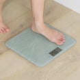 thumbnail image 3 of Escali Digital Glass Bath Scale for Body Weight, Bathroom Body Scale, High Capacity of 400 lb, Battery Included, Grey Waves, 3 of 6