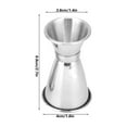 thumbnail image 3 of Bar Measuring Cup Cocktail Jigger, Stainless Steel Cocktail Jigger Double Head Measuring Cup Ounce Alcohol Measuring Cup Bar Shaker Tool, 3 of 8