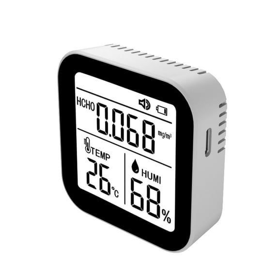 lanema Air Quality Monitor Formaldehyde Temperature Humidity Tester Pollution Monitor