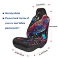 thumbnail image 2 of Lsque Artistic Colorful Bird Pattern Car Seat Covers for Front Seats , Waterproof Seat Covers for Cars, Sporty Front Seat Covers,Car Seat Cover Protector Front Seats, 2 of 5