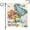 Color 6, variant on Jbralid Welcome Spring Linen Garden Flag 12x18 inch Double Sided Spring Flowers Colorful Butterflies Yard Flag for Home Spring Summer Decoration
