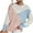 Pink, variant on Womens Sweater Pullover Casual Long Sleeve Crewneck Color Block Pullover Knit Sweater for Teens Girls Pink M
