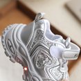 thumbnail image 4 of Gubotare Toddler Girl Light Up Shoes Toddler Boys Girls Light Up Shoes Led Flashing Lightweight Breathable Adorable Running Sneakers for Toddler and Little Kid Size 11.5 (Grey,11.5 Little Kid), 4 of 9