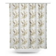thumbnail image 1 of S4Sassy White Bird & Magnolia Floral Bathroom Decor Shower Waterproof Curtain Drapes Resistant-60 x 70 Inch, 1 of 1