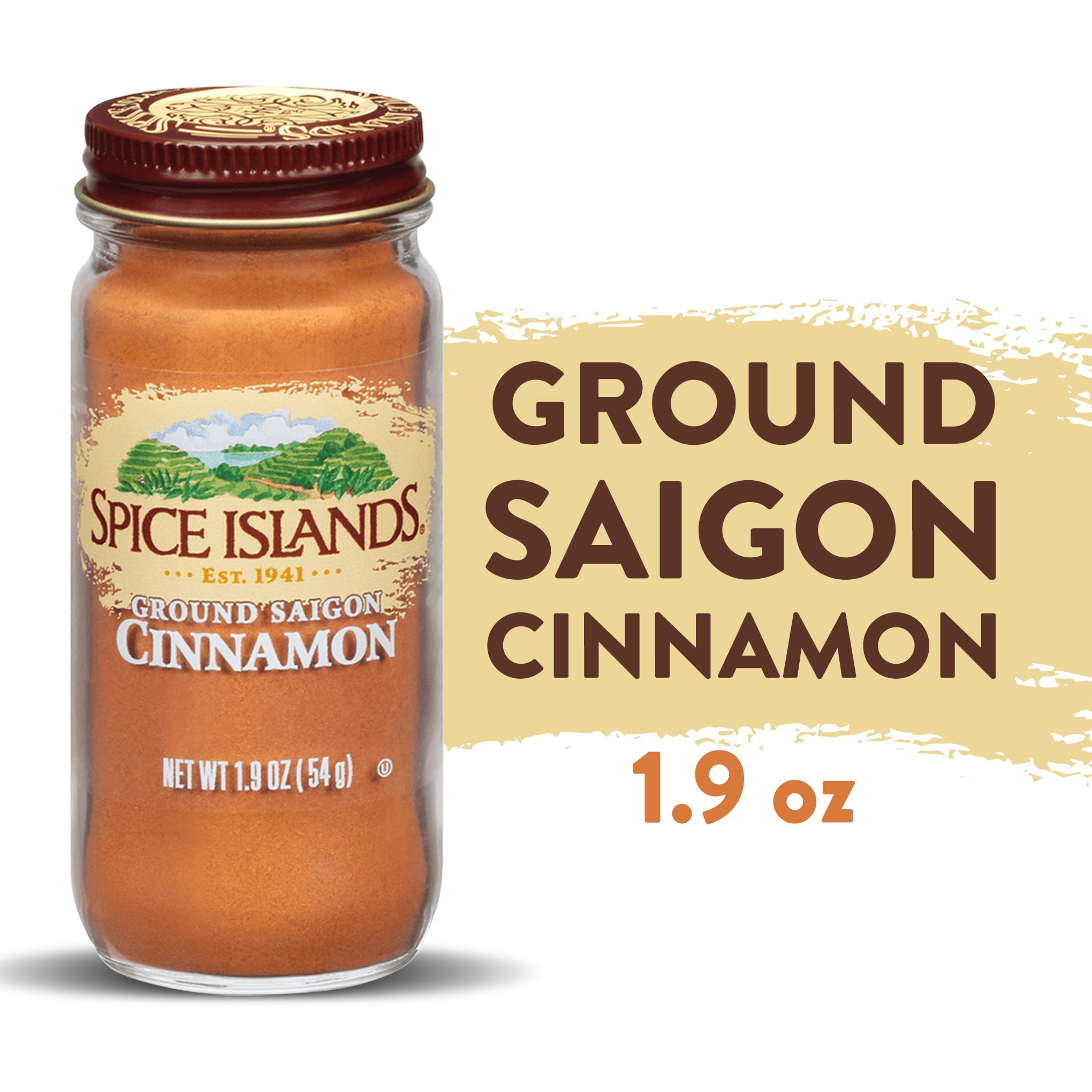 Spice Islands Ground Saigon Cinnamon, 1.9 OZ Jar