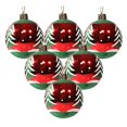 thumbnail image 6 of 6Pcs Classic Christmas Ball Ornaments 6Cm Hand-Painted Plastic Electroplating Xmas Tree Balls Merry Christmas, 6 of 6