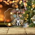 thumbnail image 3 of Happy New Year with Boston Terrier Fireworks Holiday Xmas Winter 2025 Acrylic Benelux Ornament Gentleman Dog Lover Gifts Home Tree Decor - 00025, 3 of 4