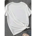 thumbnail image 2 of Thanksgiving Women's Plus Size T-Shirt, Thanksgiving Pumpkin Pattern Design, Autumn Casual Street Short-Sleeved Top, Suitable For Birthdays, Halloween, Thanksgiving, Christmas, Or Family And Friends, 2 of 5