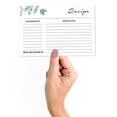 thumbnail image 3 of Inkdotpot Recipe Card 6x4 inch Single-Sided Recipe Design Cards Greenery Recipe Cards Wedding-Bridal Shower-Baby Shower- Pack of 50, 3 of 6