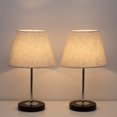 thumbnail image 1 of Lampes de Table Modernes - Lampes de Chevet et de Bureau, Petites Lampes de Table de Nuit, Ensemble de 2, 1 of 7