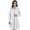 Women_12#107B, variant on Garbnen Unisex Lab Coat for Women and Men Long Sleeve White Long Medical Costume Coat Doctor Student Career Cosplay Costume