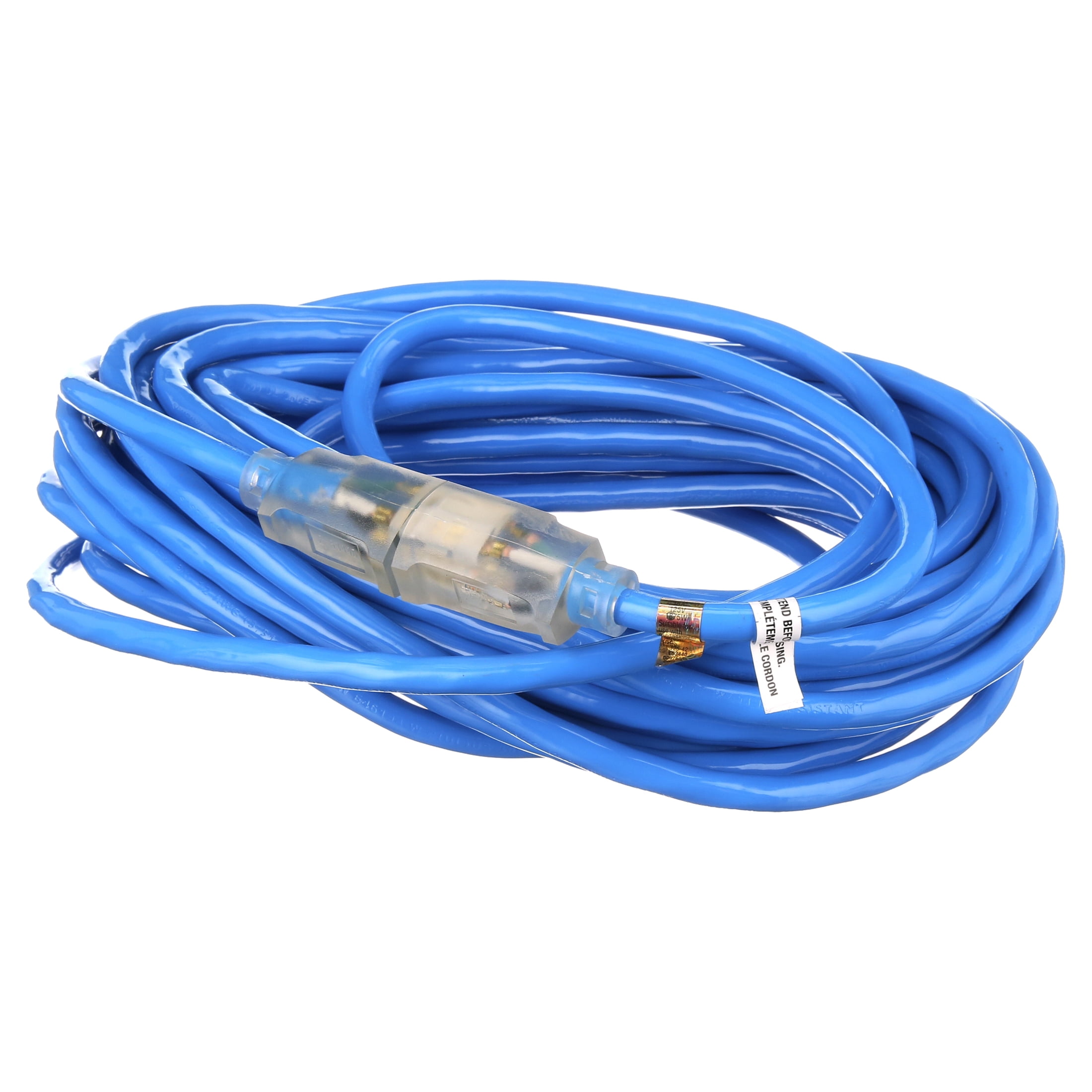 Southwire 02568 12/3 50' Blue Cold Weather Extension Cord