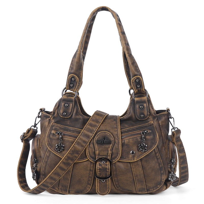 Angel Kiss Hobo Bags for Women Vegan Leather Shoulder Purses and Crossbody Ladies Tote Bags Purse