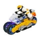 thumbnail image 3 of Juguete de motocicleta transformable de acrobacias | Luces LED coloridas y música | Conducción automática y prevención de colisiones | Ruedas luminosas | Regalo Interactivo | Plástico | Amarillo, 3 of 6