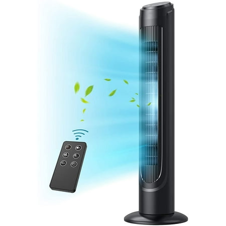 

DOYYS Tower Fan for bedroom 90° Oscillating Fans with remote 3 Modes 4Speeds 12H Timer Space-Saving LED Display with Touch Control 40 Inch Quiet Bladeless Floor Fan for Home Office Cruiser Pro