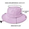 thumbnail image 6 of Outdoor Kids Sun Hat UPF 50+ Quick Dry Foldable Bucket Hat Lightweight Adjustable Fishing Safari Hat for Girls and Boys, 6 of 6