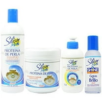 Silicon Mix Protieina De Perla Shampoo & Treatment 16oz & Leave-in 8oz & Polisher 4oz "Set"