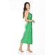 thumbnail image 4 of Vestido midi escote drapeado Roman Fashion /Juvenil, 9301 (Verde) verde G, 4 of 6