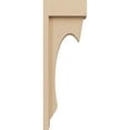 thumbnail image 3 of 3"W x 6"D x 18"H Thin Emerson Rough Cedar Woodgrain TimberThane Corbel, Primed Tan, 3 of 6