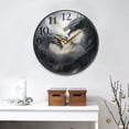 thumbnail image 4 of Dragons Wall Clocks Battery Operated 9.5 Inch Round Clock Acrylic Silent Non-Ticking Bedroom Living Room Decorative Clocks, 4 of 10