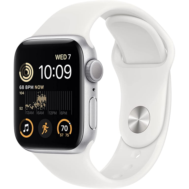 Pre-Owned Apple Watch SE 40mm Silver Aluminum Case with White