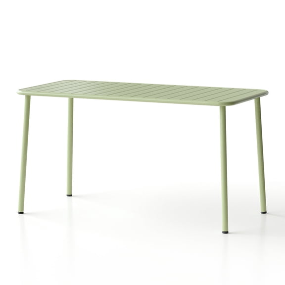 Outdoor Tables Sella long table (green) outdoor dining table villa courtyard balcony table outdoor leisure table simple garden waterproof table,Patio Tables