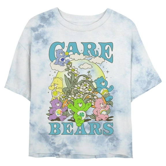 Junior's Care Bears Floral Squad Graphic T-Shirt