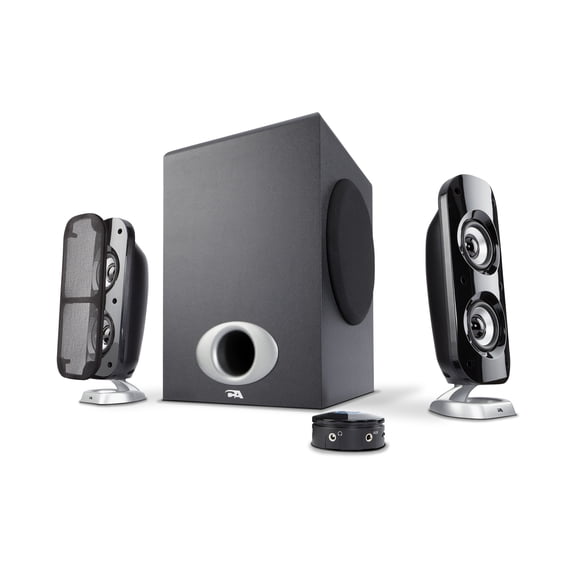 Cyber Acoustics 76W Computer Speakers with Subwoofer, a Powerful 2.1 Multimedia System for Gaming, Music, and Movies