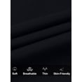 thumbnail image 6 of Pdbokew Men's Lightweight Hiking Pants Breathable Sports Outdoor Jogger Pants with Elastic Waist Black 34, 6 of 8